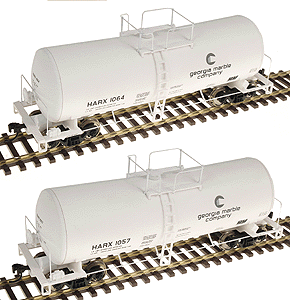 Gold Line(TM) 16,000 Gallon Funnel-Flow Tank Car; Limited-Run 2-Packs - RTR -- Georgia Marble (HARX)