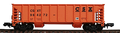 Ballast Hopper 3-Pack - Assembled -- CSX
