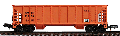 Ballast Hopper 3-Pack - Assembled -- Amtrak(R)