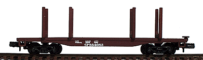 45' Logging Flatcar 3-Pack -- Southern Pacific