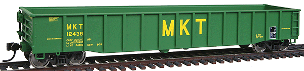 53' Thrall 14-Post Gondola - Ready to Run - Gold Line(TM) -- Missouri-Kansas-Texas(TM) #12439 (green)