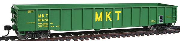 53' Thrall 14-Post Gondola - Ready to Run - Gold Line(TM) -- Missouri-Kansas-Texas(TM) #12473 (green)