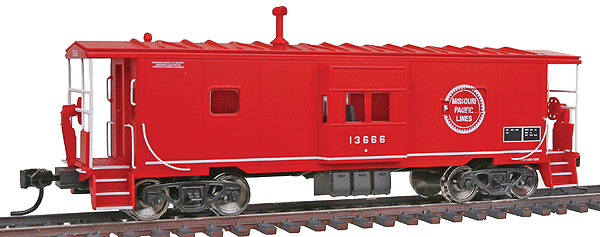 International Steel Bay Window Caboose - Ready to Run - Platinum Line(TM) -- Missouri Pacific(TM) #13666 (red)