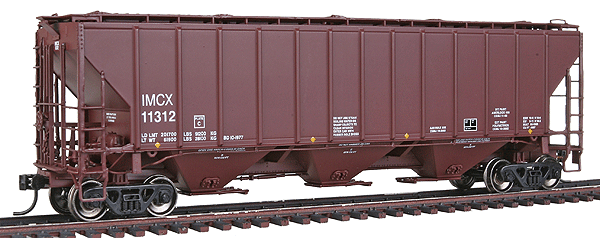 PS2-CD 4427 High-Side Covered Hopper - Ready to Run - Platinum Line(TM) -- IMCX #11312 (brown)