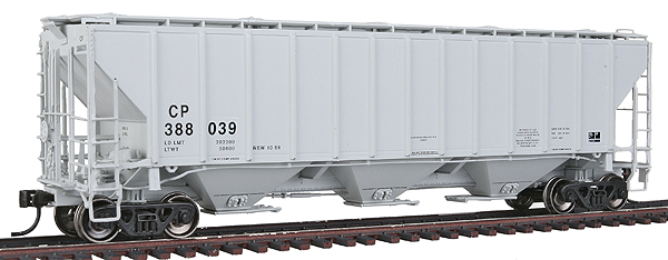 Platinum Line(TM) PS2-CD 4427 High-Side Covered Hopper Ready to Run -- Canadian Pacific #388039 (gray)