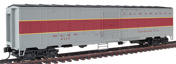 NYC-Style Express Boxcar Troop Sleeper Conversion Assembled -- Lackawanna