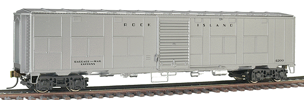 Express Boxcar (Rebuilt Troop Sleeper) - Assembled -- Rock Island