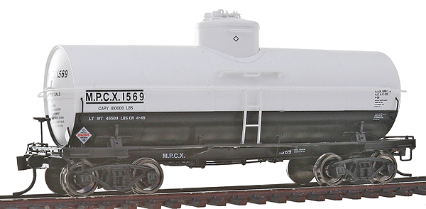 10,000-Gallon Insulated Tank Car - Ready to Run - Platinum Line(TM) -- Magnolia MPCX #1569 (white w/black underframe & lettering)