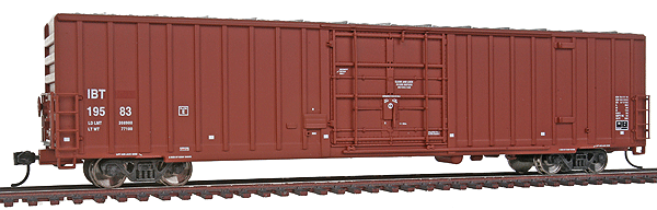 60' Gunderson Boxcar - Ready to Run -- International Bridge and Terminal IBT #19583 (Boxcar Red)
