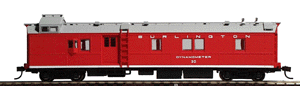 Operating Dynamometer Car Ready to Run -- Chicago, Burlington & Quincy