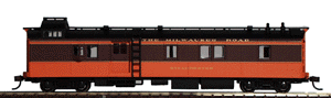 Operating Dynamometer Car Ready to Run -- Milwaukee Road