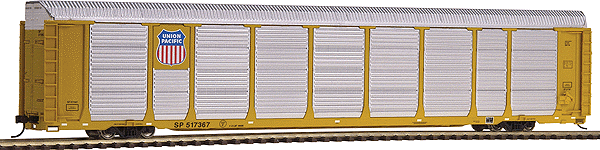 Gold Line(TM) Tri-Level Enclosed Auto Carrier - Assembled -- Union Pacific (SSW or SP reporting marks)