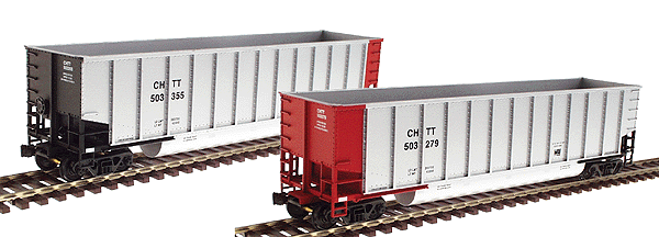 Bethgon Coalporter Gondola Ready to Run 6-Pack -- Chicago Heights Terminal & Transfer (UP Subsidiary) Set #1
