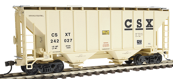 Trinity 2-Bay Cement Service Covered Hopper - Assembled -- CSX