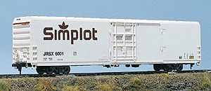 70' Cryogenic Refrigerated Boxcar - Kit -- Simplot (white)