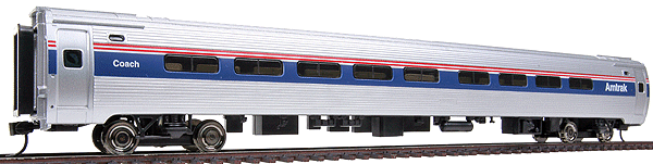 85' Streamlined Amfleet(SM) I Coach - Assembled -- Amtrak(R) Phase IV