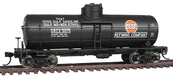 Gold Line(TM) ACF 36' 10,000 Gallon Tank Car - Ready to Run -- Gulf #5075