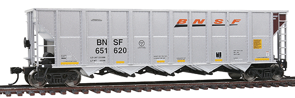 Trinity RD-4 Coal Hopper 6-Pack - Ready to Run -- BNSF Railway (Wedge Logo) #651402, 651412, 651509, 651523, 651607 & 651620 (