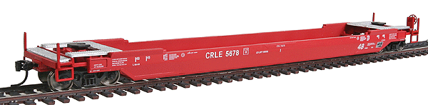 69' All Purpose Husky-Stack - Ready to Run -- Coe Rail Leasing CRLE #5678 (red)