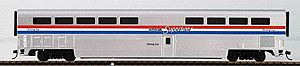 85' Streamlined Superliner(R) I Diner Ready to Run -- Amtrak(R) - Phase III