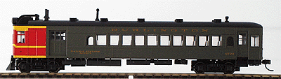 60' EMC Gas Electric St. Louis Car Body Ready-to-Run -- Chicago, Burlington & Quincy