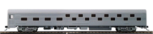 Budd Streamlined "Slumbercoach" 24-8 Sleeper Ready to Run -- Undecorated