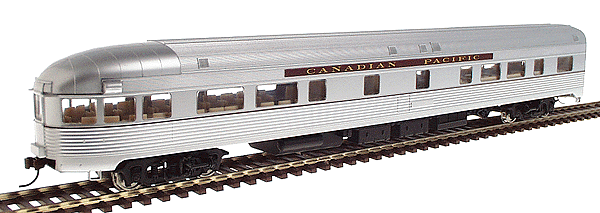 85' Budd Tavern-Observation Car - Assembled w/Car Number Decals -- Canadian Pacific