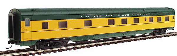 Pullman-Standard Streamlined 6-6-4 Sleeper - Assembled -- Chicago & North Western(TM) (Early Scheme)