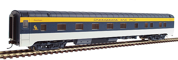 Pullman Standard 10-5 Sleeper - Assembled -- Chesapeake & Ohio