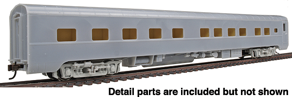 Streamlined Pullman-Standard 10-6 Sleeper (Plan #4140) Ready to Run -- Undecorated
