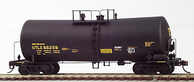 16,000 Gallon Funnel-Flow Tank Car - Single Car - Assembled -- UTLX (black)