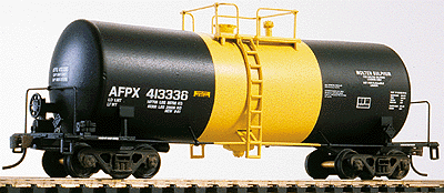 Gold Line(TM) 16,000 Gallon Funnel-Flow Tank Car - Single Car - Assembled -- AFPX (Allied Signal-Sulfur)