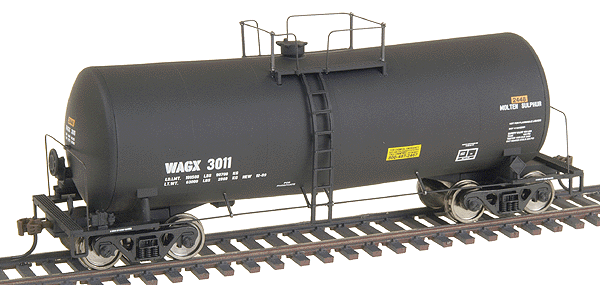 Gold Line(TM) 16,000-Gallon Funnel Flow Tank Car Ready to Run -- WAGX