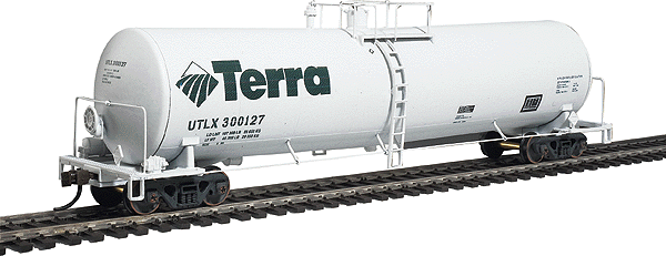 Gold Line(TM) 23,000 Gallon Funnel-Flow Tank Car - Single Car - Ready to Run -- Terra
