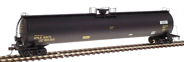 33,000 Gallon Liquid Propane Gas Tank Car (Ready to Run) -- UTLX (Black)