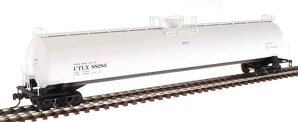 33,000 Gallon Liquid Propane Gas Tank Car (Ready to Run) -- UTLX (White)