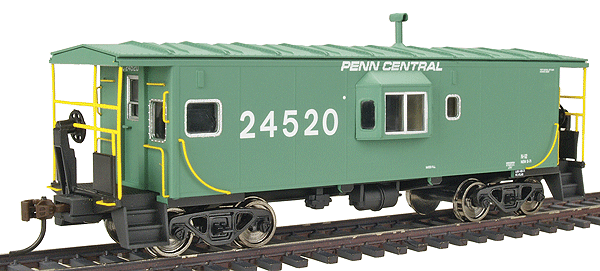 Platinum Line(TM) International Steel Bay Window Caboose - Ready to Run -- Penn Central