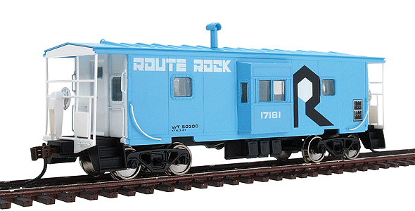 Platinum Line(TM) International Steel Bay Window Caboose -Ready to Run -- Undecorated - Milwaukee Road Version (Some Assembly Required)