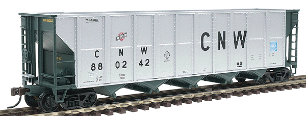 Trinity RD4 Coal Hopper 6-Packs (Assembled) -- Chicago & North Western #2