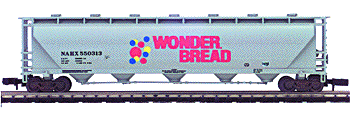 PD Covered Hoppers -- Wonder/Hostess