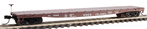 GSC Commonwealth 54' Flatcar - Ready to Run -- Rock Island