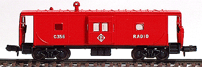 Bay Window Caboose Ready-To-Run -- Erie Lackawanna