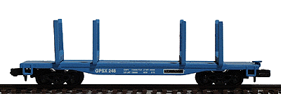 45' Logging Flatcar -- Georgia-Pacific GSPX