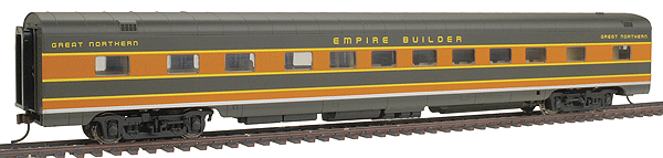 ACF Ranch Coffee Shop Lounge - Ready to Run -- Great Northern #1240-1245 Lake Series (Empire Builder, Omaha Orange, green)