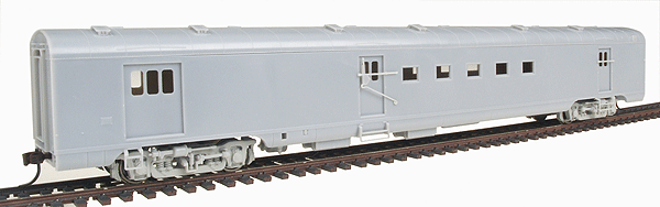 ACF Streamlined Railway Post Office-Baggage Car -- Undecorated