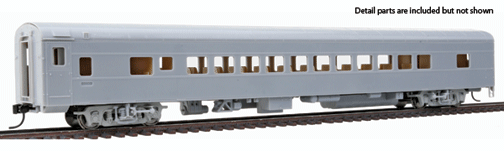 Undecorated Union Pacific(R) City Streamliner Cars -- ACF Lot #3812 & 4095 44-Seat Coach