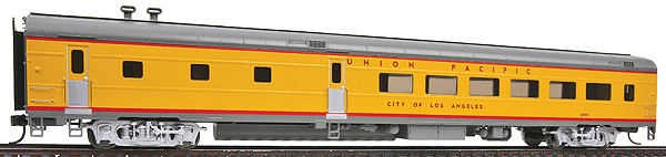 Union Pacific Heritage Fleet ACF 48-Seat Diner - Ready to Run -- Union Pacific(R) City of Los Angeles #4808 (Armour Yellow, gray, silver, red