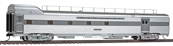 Santa Fe 1956 El Capitan 85' Pullman-Standard Baggage-Dorm Transition -- Santa Fe #3477-3479 (Plated Finish)
