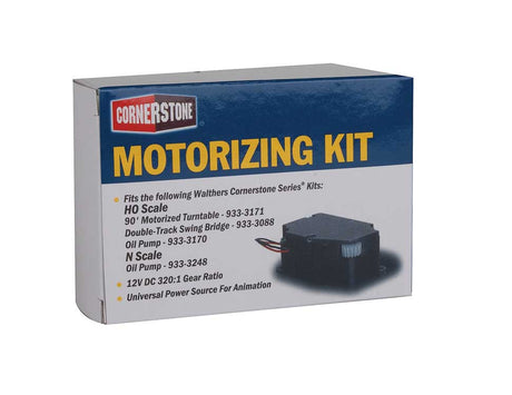 Motorizing Kit -- DC Motor & Gearbox for Swing Bridge, Oil Pumps, Turntable & Other Kits-4