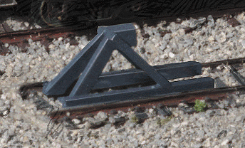 Track Bumper - Built-ups -- Dark Gray pkg(5)-1